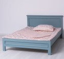 Pat cu tablie 140x200cm de la Rustic Butique PS541 - Culoare_P008 - VOPSIT
