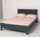 Pat cu tablie 140x200cm de la Rustic Butique PS541 - Culoare_P087 - VOPSIT