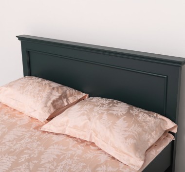 Pat cu tablie 140x200cm de la Rustic Butique PS541 - Culoare_P087 - VOPSIT
