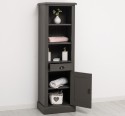Dulap baie cu 1 usa, 1 sertar, 2 rafturi de la Rustic Butique PS420 - Culoare_P022A - VOPSIT ANTICHIZAT