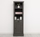 Dulap baie cu 1 usa, 1 sertar, 2 rafturi de la Rustic Butique PS420 - Culoare_P022A - VOPSIT ANTICHIZAT