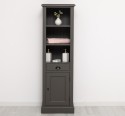 Dulap baie cu 1 usa, 1 sertar, 2 rafturi de la Rustic Butique PS420 - Culoare_P022A - VOPSIT ANTICHIZAT