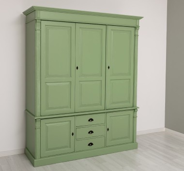 Dulap cu 3+2 usi si 3 sertare, Colectia Directoire de la Rustic Butique PS492 - Culoare_P054A - VOPSIT ANTICHIZAT