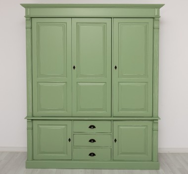 Dulap cu 3+2 usi si 3 sertare, Colectia Directoire de la Rustic Butique PS492 - Culoare_P054A - VOPSIT ANTICHIZAT