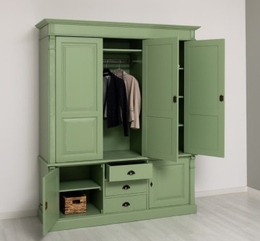Dulap cu 3+2 usi si 3 sertare, Colectia Directoire de la Rustic Butique PS492 - Culoare_P054A - VOPSIT ANTICHIZAT