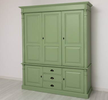 Dulap cu 3+2 usi si 3 sertare, Colectia Directoire de la Rustic Butique PS492 - Culoare_P054A - VOPSIT ANTICHIZAT