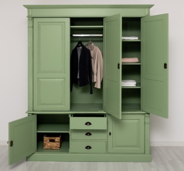 Dulap cu 3+2 usi si 3 sertare, Colectia Directoire de la Rustic Butique PS492 - Culoare_P054A - VOPSIT ANTICHIZAT