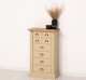 Comoda cu 8 sertare, blat stejar, Colectia Directoire de la Rustic Butique PS486 - Culoare Top_P089 - Culoare Corp_P032 - DUBLU COLOR