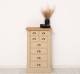 Comoda cu 8 sertare, blat stejar, Colectia Directoire de la Rustic Butique PS486 - Culoare Top_P089 - Culoare Corp_P032 - DUBLU COLOR