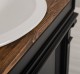 Dulap baie ornamentat pentru lavoar cu 3 sertare si 1 usa - lavoarul nu este inclus in pret de la Rustic Butique PS543 - Culoare Top_P064 - Culoare Corp_P003 - DUBLU COLOR