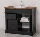 Dulap baie ornamentat pentru lavoar cu 3 sertare si 1 usa - lavoarul nu este inclus in pret de la Rustic Butique PS543 - Culoare Top_P064 - Culoare Corp_P003 - DUBLU COLOR