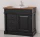 Dulap baie ornamentat pentru lavoar cu 3 sertare si 1 usa - lavoarul nu este inclus in pret de la Rustic Butique PS543 - Culoare Top_P064 - Culoare Corp_P003 - DUBLU COLOR