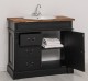 Dulap baie ornamentat pentru lavoar cu 3 sertare si 1 usa - lavoarul nu este inclus in pret de la Rustic Butique PS543 - Culoare Top_P064 - Culoare Corp_P003 - DUBLU COLOR