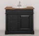 Dulap baie ornamentat pentru lavoar cu 3 sertare si 1 usa - lavoarul nu este inclus in pret de la Rustic Butique PS543 - Culoare Top_P064 - Culoare Corp_P003 - DUBLU COLOR