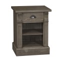 Noptiera cu 1 sertar si 1 polita, Colectia Directoire de la Rustic Butique PS428 - Culoare_P057 - PERIAT USOR