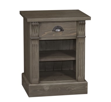 Noptiera cu 1 sertar si 1 polita, Colectia Directoire de la Rustic Butique PS428 - Culoare_P057 - PERIAT USOR