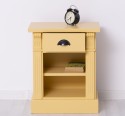 Noptiera cu 1 sertar si 1 polita, Colectia Directoire de la Rustic Butique PS428 - Culoare_P050 - VOPSIT