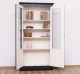 Vitrina cu 2 usi, cu tija de la Rustic Butique PS407 - Culoare Ext._P029++P003A / Culoare Int._P015 - TRIPLU COLOR