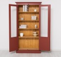 Vitrina cu 2 usi, cu tija de la Rustic Butique PS407 - Culoare Ext._P029 / Culoare Int._P002 - DUBLU COLOR