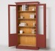 Vitrina cu 2 usi, cu tija de la Rustic Butique PS407 - Culoare Ext._P029 / Culoare Int._P002 - DUBLU COLOR