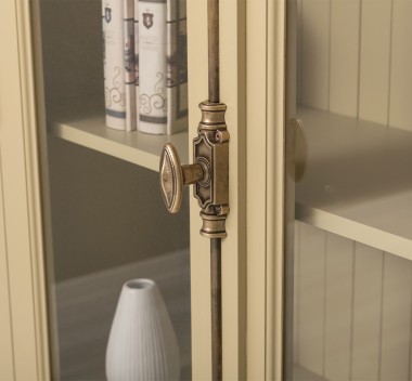 Vitrina cu 2 usi, cu tija de la Rustic Butique PS407 - Culoare_P046 - VOPSIT