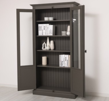 Vitrina cu 2 usi, cu tija de la Rustic Butique PS407 - Culoare_P022 - VOPSIT