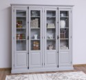 Vitrina dubla cu 4 usi, cu tija de la Rustic Butique PS406 - Culoare_P010A - VOPSIT ANTICHIZAT
