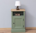Noptiera cu 1 usa si spatiu deschis de la Rustic Butique PS435 - Culoare Top_P002 - Culoare Corp_P038A - DUBLU COLOR