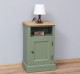 Noptiera cu 1 usa si spatiu deschis de la Rustic Butique PS435 - Culoare Top_P002 - Culoare Corp_P038A - DUBLU COLOR