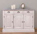 Dulap cu 3 usi si 3 sertare de la Rustic Butique PS433 - Culoare Top_P065  - Culoare Corp_P080 - PERIAT ADANC