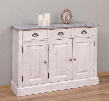 Dulap cu 3 usi si 3 sertare de la Rustic Butique PS433 - Culoare Top_P065  - Culoare Corp_P080 - PERIAT ADANC