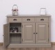 Dulap cu 3 usi si 3 sertare de la Rustic Butique PS433 - Culoare_P031 - VOPSIT