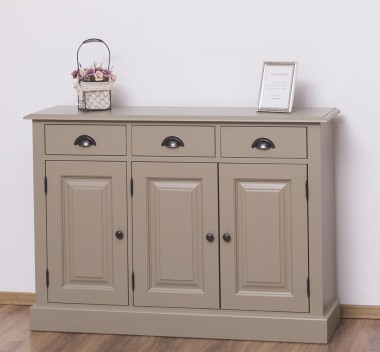 Dulap cu 3 usi si 3 sertare de la Rustic Butique PS433 - Culoare_P031 - VOPSIT