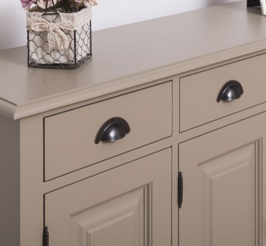 Dulap cu 3 usi si 3 sertare de la Rustic Butique PS433 - Culoare_P031 - VOPSIT