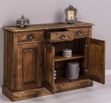 Dulap cu 3 usi si 3 sertare de la Rustic Butique PS433 - Culoare_P064 - PERIAT ADANC