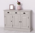 Dulap cu 3 usi si 3 sertare de la Rustic Butique PS433 - Culoare_P013 - VOPSIT