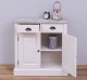 Dulap cu 2 usi si 2 sertare, blat stejar de la Rustic Butique PS432 - Culoare Top_P067 - Culoare Corp_P015 - DUBLU COLOR