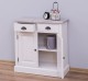 Dulap cu 2 usi si 2 sertare, blat stejar de la Rustic Butique PS432 - Culoare Top_P067 - Culoare Corp_P015 - DUBLU COLOR