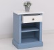 Noptiera cu 1 sertar si rafturi deschise de la Rustic Butique PS478 - Culoare Top_P039 - Culoare Corp_P053 - Culoare Sertare_P039 - DUBLU COLOR
