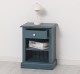Noptiera cu 1 sertar si rafturi deschise de la Rustic Butique PS478 - Culoare_P051 - VOPSIT