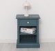 Noptiera cu 1 sertar si rafturi deschise de la Rustic Butique PS478 - Culoare_P051 - VOPSIT