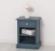 Noptiera cu 1 sertar si rafturi deschise de la Rustic Butique PS478 - Culoare_P051 - VOPSIT