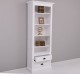 Biblioteca cu 2 sertare, etajera deschisa de la Rustic Butique PS455 - Culoare_P004 - VOPSIT