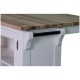 Insula bucatarie cu 2 usi, blat stejar de la Rustic Butique PS442 - Culoare Top_P035 - Culoare Corp_P004 - DUBLU COLOR