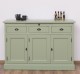 Bufet cu 3 usi si 3 sertare, BAS de la Rustic Butique PS232BAS - Culoare Ext._P054 / Culoare Int._P004 - DUBLU COLOR