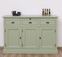 Bufet cu 3 usi si 3 sertare, BAS de la Rustic Butique PS232BAS - Culoare Ext._P054 / Culoare Int._P004 - DUBLU COLOR