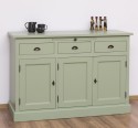 Bufet cu 3 usi si 3 sertare, BAS de la Rustic Butique PS232BAS - Culoare Ext._P054 / Culoare Int._P004 - DUBLU COLOR