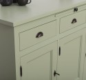Bufet cu 3 usi si 3 sertare, BAS de la Rustic Butique PS232BAS - Culoare Ext._P054 / Culoare Int._P004 - DUBLU COLOR