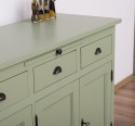 Bufet cu 3 usi si 3 sertare, BAS de la Rustic Butique PS232BAS - Culoare Ext._P054 / Culoare Int._P004 - DUBLU COLOR