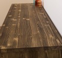 Bufet cu 3 usi si 3 sertare, BAS de la Rustic Butique PS232BAS - Culoare Ext._P064 / Culoare Int._P032 - DUBLU COLOR